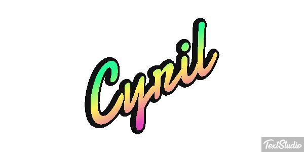 Cyril Efecto de texto