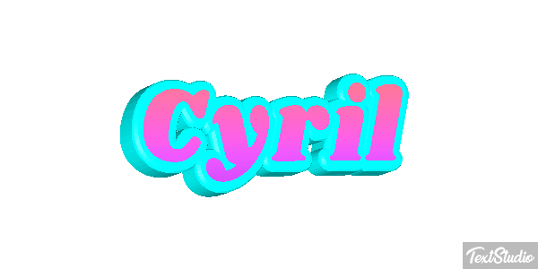 Cyril Efecto de texto