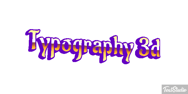 Typography 3d Metin efekti