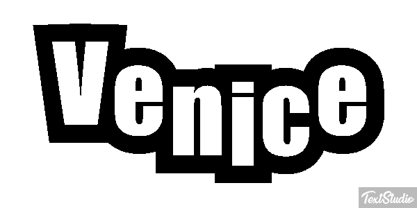 Venice Efeito do texto