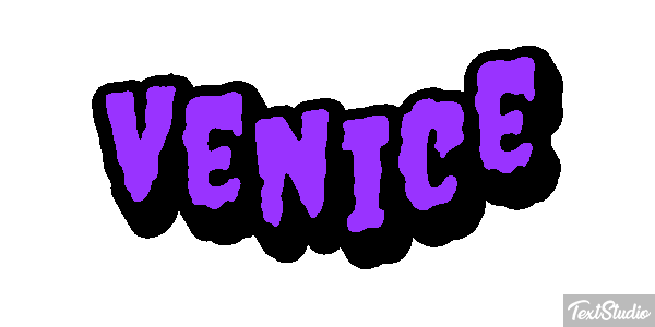 Venice Efeito do texto