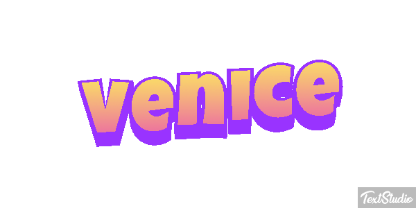 Venice Efeito do texto