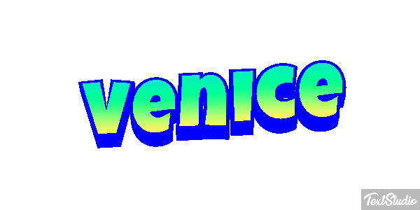 Venice Efeito do texto