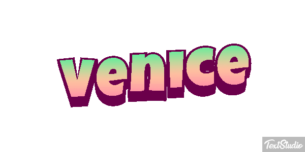 Venice Efeito do texto