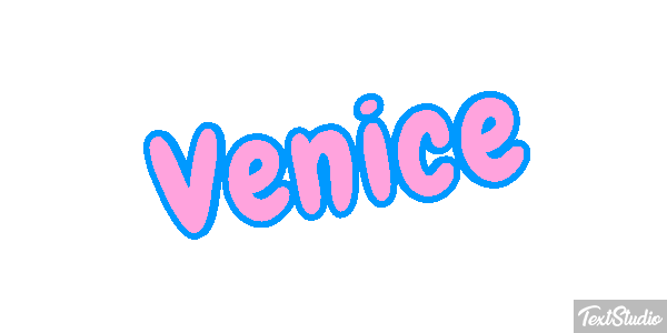 Venice Efeito do texto