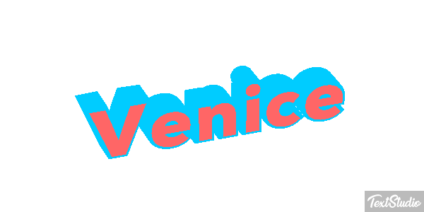 Venice Efeito do texto