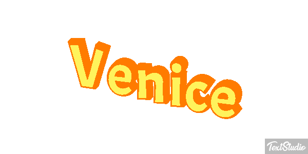 Venice Efeito do texto