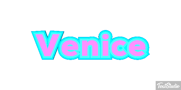 Venice Efeito do texto