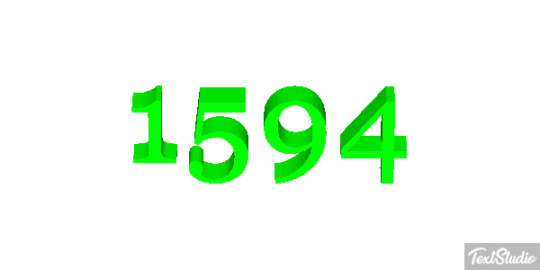 1594 Efekt tekstowy