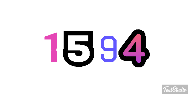 1594 Efekt tekstowy