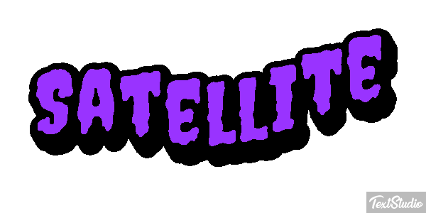 Satellite Text effect