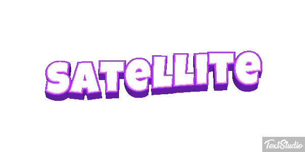 Satellite Text effect
