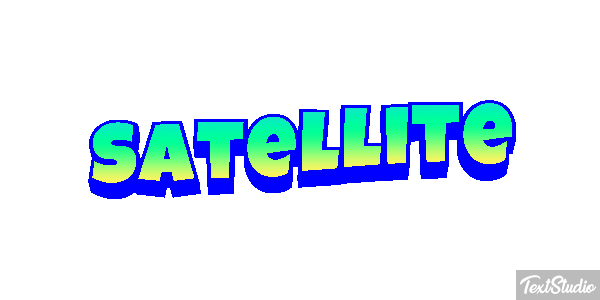 Satellite Text effect