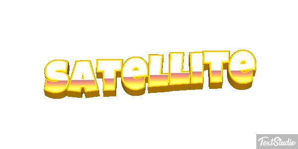 Satellite Text effect