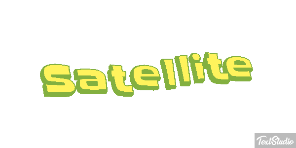 Satellite Text effect