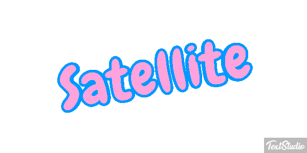 Satellite Text effect