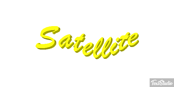 Satellite Text effect