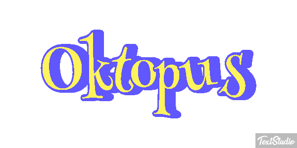 Oktopus Texteffekt