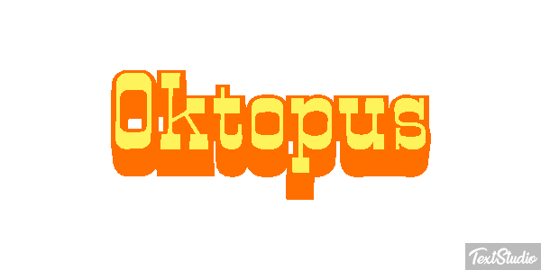 Oktopus Texteffekt