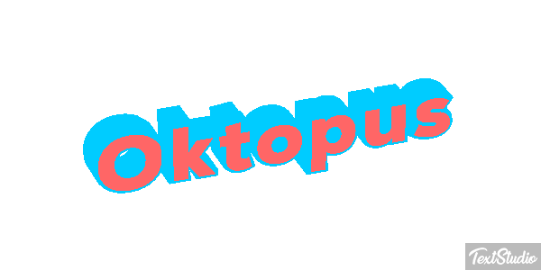Oktopus Texteffekt
