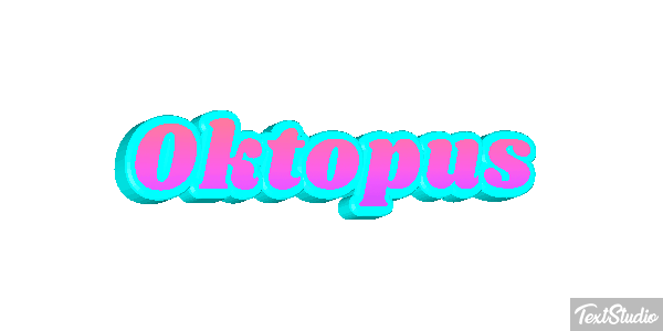 Oktopus Texteffekt