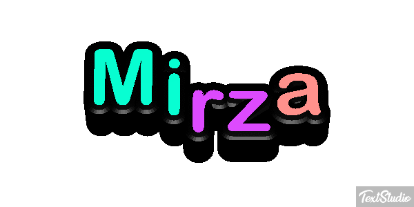 Mirza Effetto testo