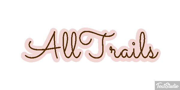 AllTrails Effet de texte