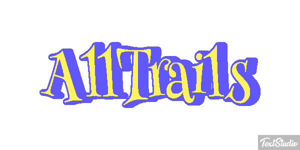 AllTrails Effet de texte