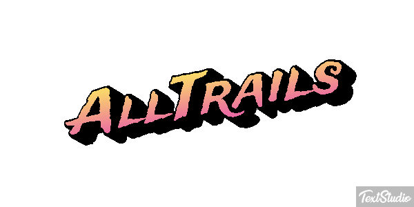 AllTrails Effet de texte