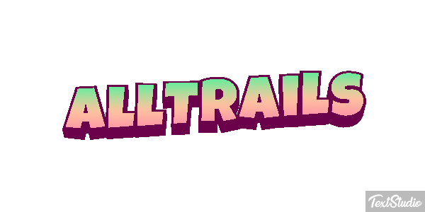 AllTrails Effet de texte
