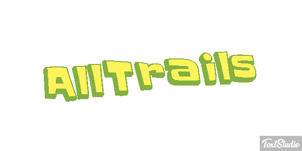 AllTrails Effet de texte