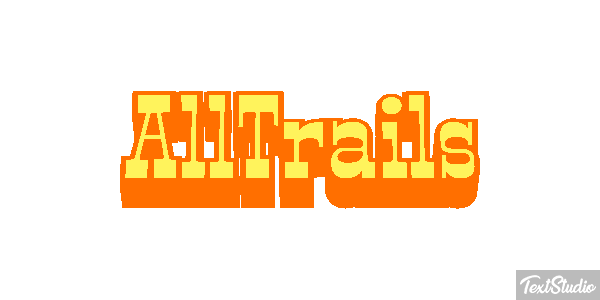 AllTrails Effet de texte