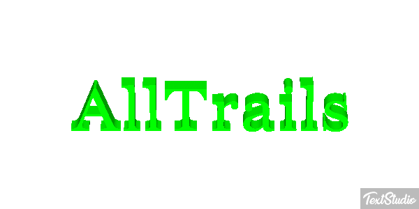 AllTrails Effet de texte