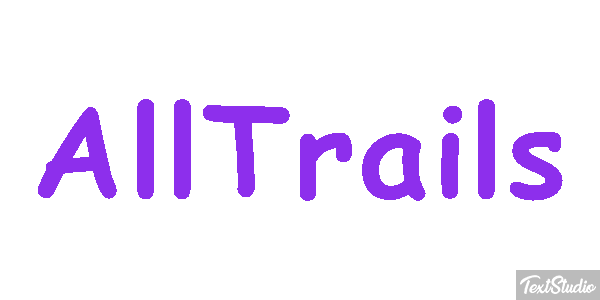 AllTrails Effet de texte