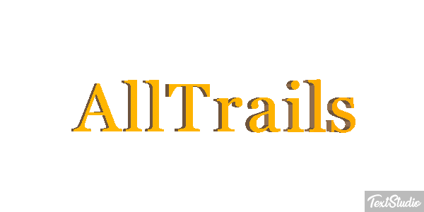 AllTrails Effet de texte