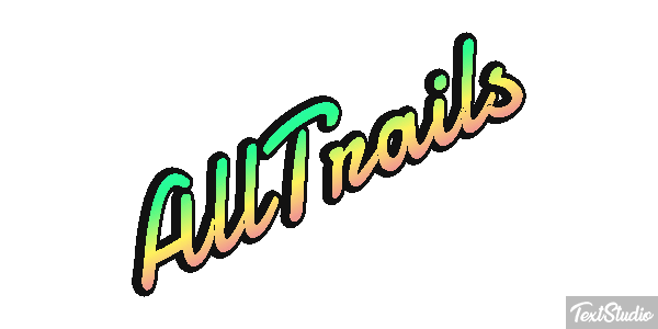 AllTrails Effet de texte