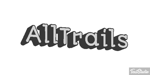 AllTrails Effet de texte