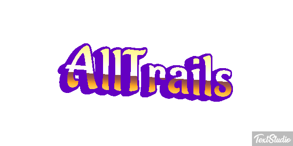 AllTrails Effet de texte