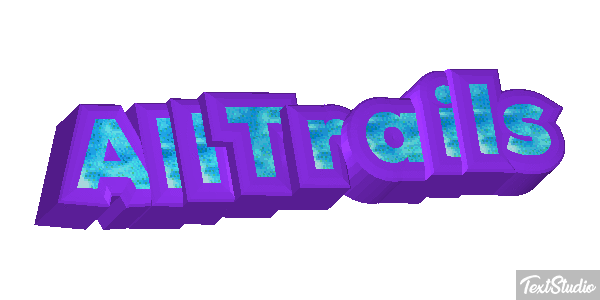 AllTrails Effet de texte