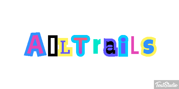 AllTrails Effet de texte