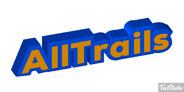 AllTrails Effet de texte