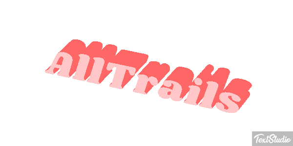 AllTrails Effet de texte