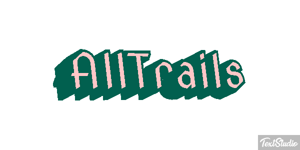 AllTrails Effet de texte