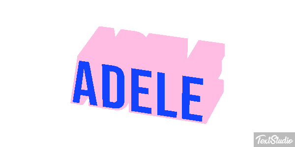 Adele Text effect