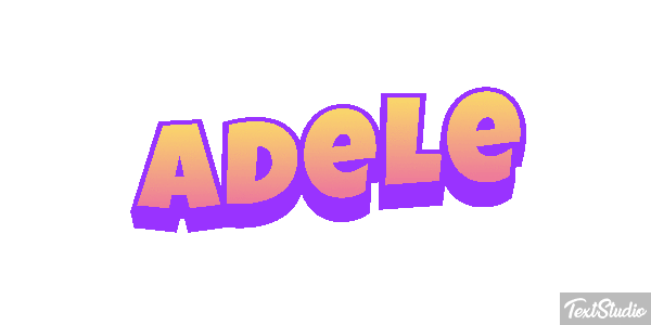 Adele Text effect