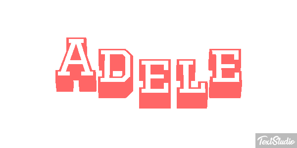 Adele Text effect