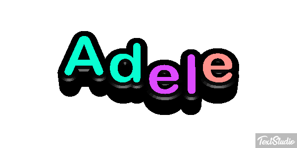 Adele Text effect