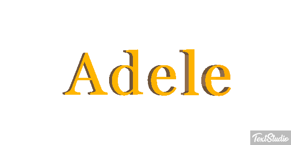 Adele Text effect