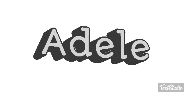 Adele Text effect