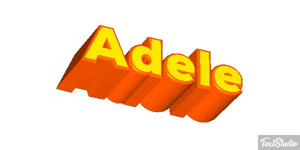 Adele Text effect